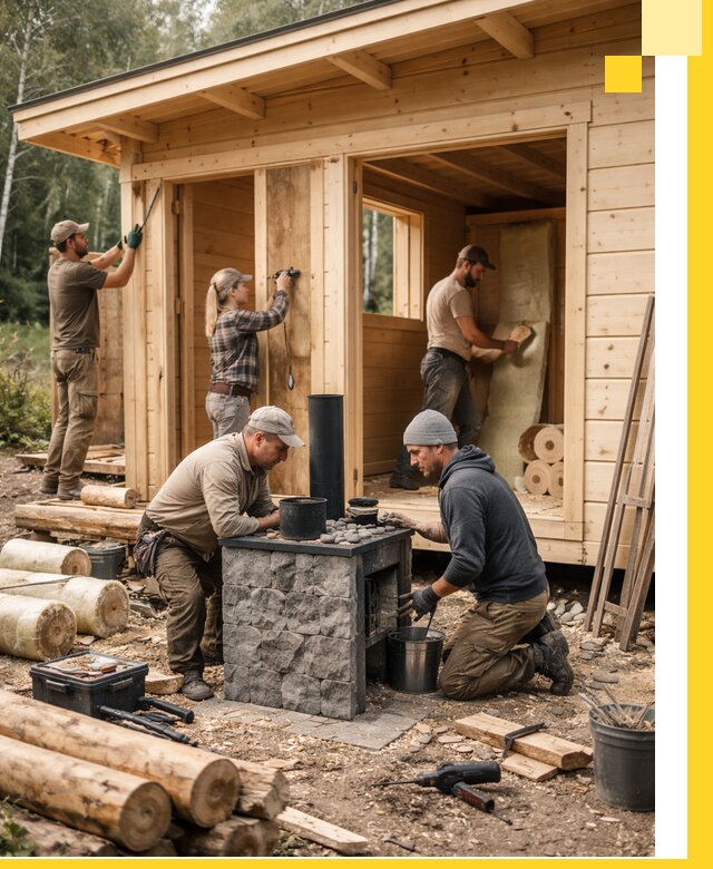 Купить баню под ключ в Волгограде строительство монтаж отделка