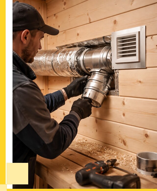 Монтаж вентиляции бани в Волгограде от 12469 р. | ЭриданВлг