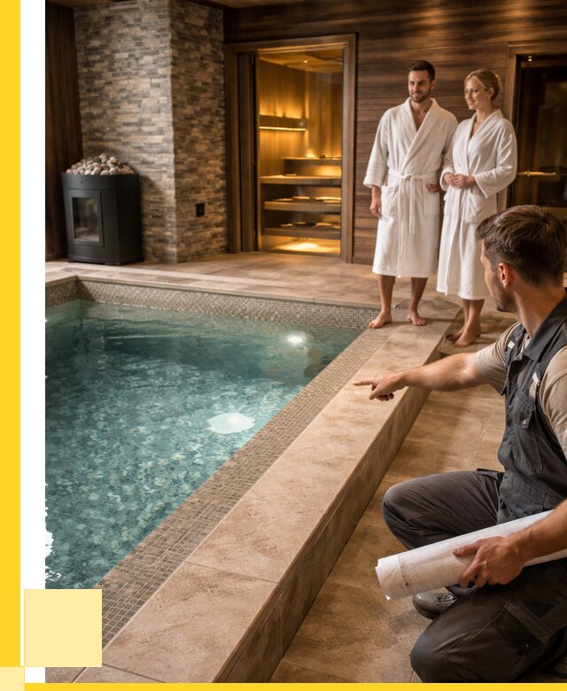 Проект бани с бассейном под ключ в Волгограде от 67542 р. | ЭриданВлг