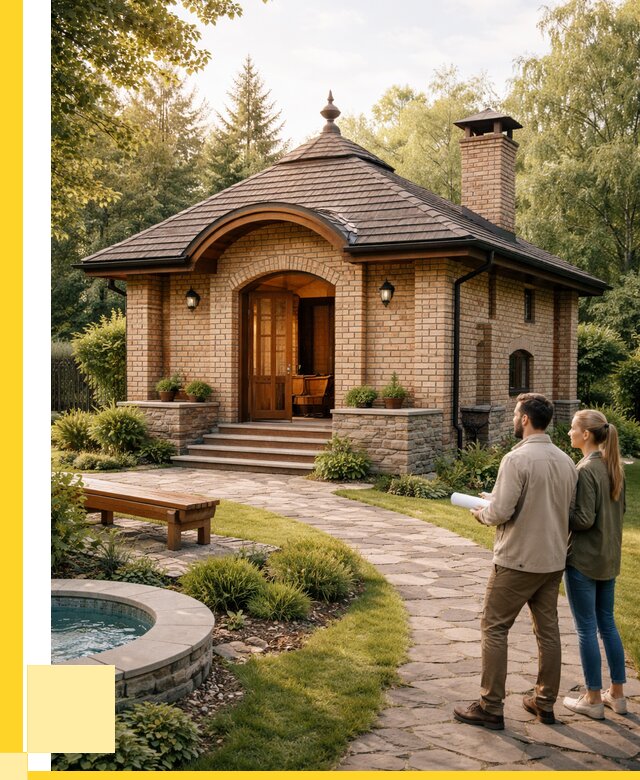 Проект кирпичной бани в Волгограде от 31173 р. | ЭриданВлг