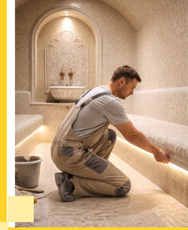 Отделка хамамов под ключ в Волгограде от 5715 р. | ЭриданВлг