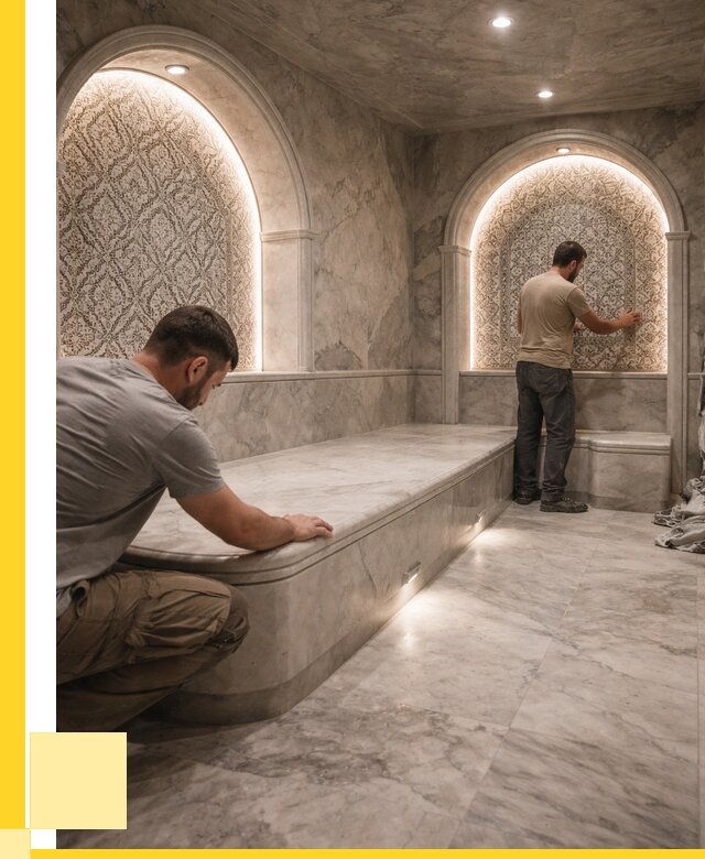 Турецкие бани под ключ в Волгограде от 259775 р. | ЭриданВлг