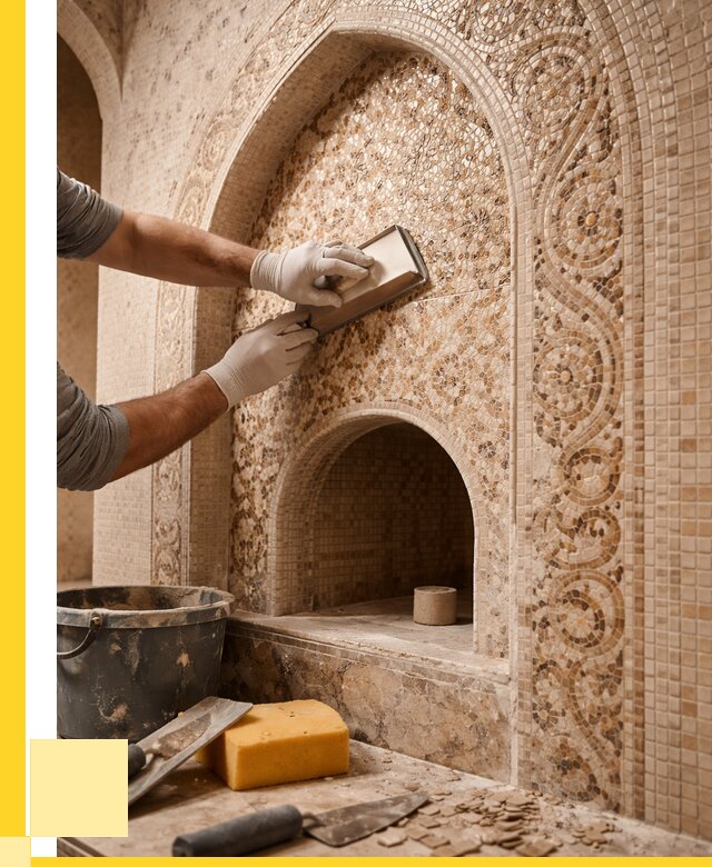 Мозаика для хамама в Волгограде под ключ от 5196 р. | ЭриданВлг