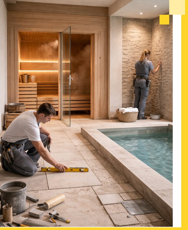 Комплексный дизайн и отделка интерьеров SPA под ключ в Волгограде